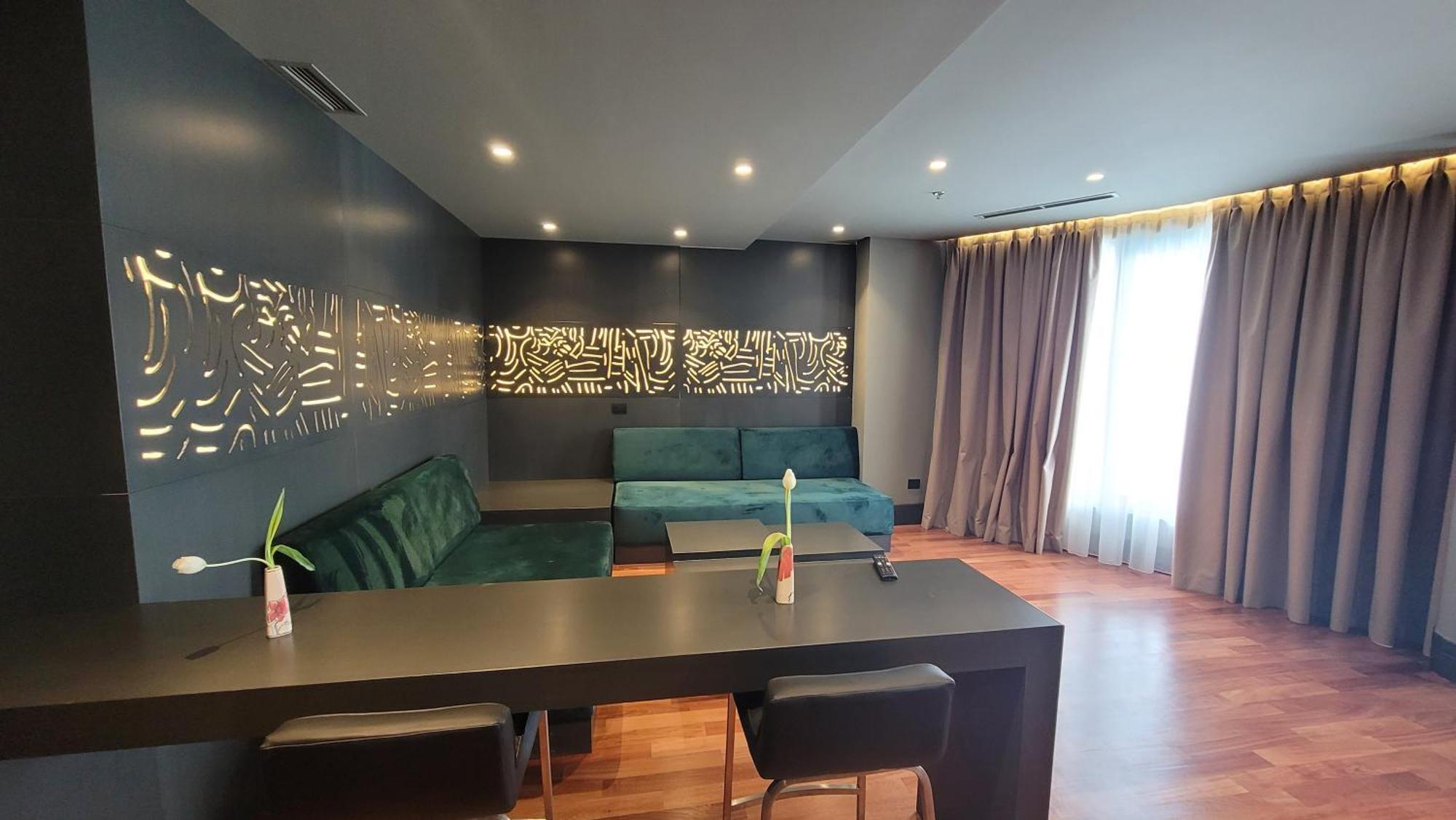 Arka Art Hotel Tirana Zewnętrze zdjęcie The interior of the hotel