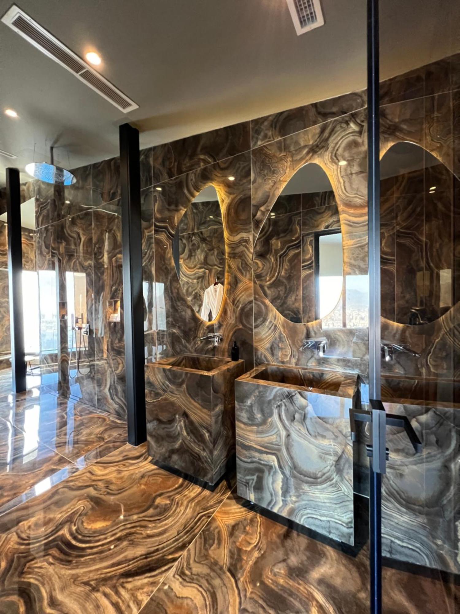 Arka Art Hotel Tirana Zewnętrze zdjęcie Bathroom in the residence